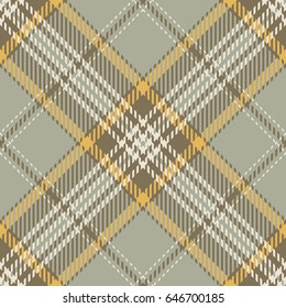 Tartan Seamless Pattern Background. Beige, Yellow  And  White Plaid, Tartan Flannel Shirt Patterns. Trendy Tiles Vector Illustration For Wallpapers.