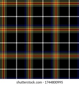 Tartan Seamless Pattern Background in Black,  Green, Red  and  White Color  Plaid.  Flannel Shirt Patterns. Trendy Tiles Vector Illustration for Wallpapers.
