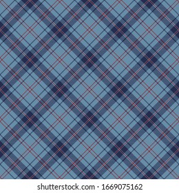 Tartan Seamless Pattern Background in Blue and  Red  Color  Plaid.  Flannel Shirt Patterns. Trendy Tiles Vector Illustration for Wallpapers.
