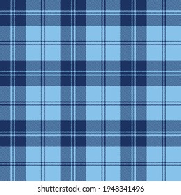Tartan Seamless Pattern Background in  Blue  Color  Plaid.  Flannel Shirt Patterns. Trendy Tiles Vector Illustration for Wallpapers.