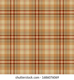 Tartan Seamless Pattern Background in Camel Beige,  Brown  and  Red Color  Plaid.  Flannel Shirt Patterns. Trendy Tiles Vector Illustration for Wallpapers.
