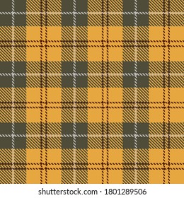 Tartan Seamless Pattern Background. Fall color panel Plaid, Tartan Flannel Shirt Patterns. Autumn Trendy Tiles Vector Illustration for Wallpapers.
