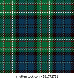 Tartan Seamless Pattern Background. Red, Black, Green, White  and Blue Plaid, Tartan Flannel Shirt Patterns. Trendy Tiles Vector Illustration for Wallpapers.