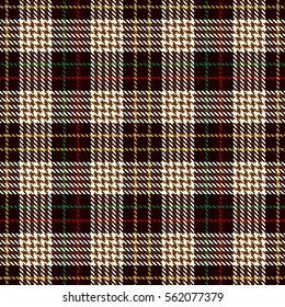 Tartan Seamless Pattern Background. Red, Black, Green  and  White Plaid, Tartan Flannel Shirt Patterns. Trendy Tiles Vector Illustration for Wallpapers.