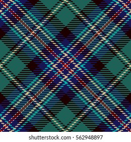 Tartan Seamless Pattern Background. Red, Blue, Black and Green Plaid, Tartan Flannel Shirt Patterns. Trendy Tiles Vector Illustration for Wallpapers
