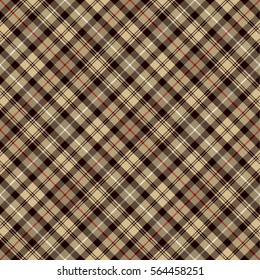 Tartan Seamless Pattern Background. Red, Black, Camel Beige   and  White Plaid, Tartan Flannel Shirt Patterns. Trendy Tiles Vector Illustration for Wallpapers.