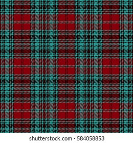 Tartan Seamless Pattern Background. Red, Black and Green   Plaid, Tartan Flannel Shirt Patterns. Trendy Tiles Vector Illustration for Wallpapers.