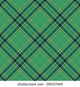 Tartan Seamless Pattern Background. Red, Green, Gold and  White Plaid, Tartan Flannel Shirt Patterns. Trendy Tiles Vector Illustration for Wallpapers.