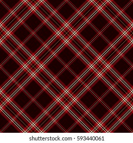 Tartan Seamless Pattern Background. Red, Black, Gold  and  White Plaid, Tartan Flannel Shirt Patterns. Trendy Tiles Vector Illustration for Wallpapers.