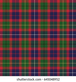 Tartan Seamless Pattern Background. Red, Green, Black, Yellow, Blue  and  White Plaid, Tartan Flannel Shirt Patterns. Trendy Tiles Vector Illustration for Wallpapers.