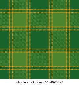 Tartan  Seamless Pattern  Background to St. Patrick's Day. Vector Illustration
