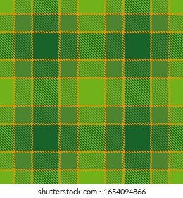 Tartan  Seamless Pattern  Background to St. Patrick's Day. Vector Illustration

