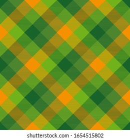 Tartan  Seamless Pattern  Background to St. Patrick's Day. Vector Illustration
