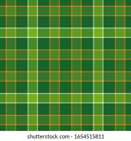 Tartan  Seamless Pattern  Background to St. Patrick's Day. Vector Illustration
