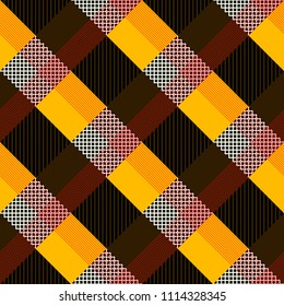 Tartan seamless pattern background. 
Trendy tiles  illustration for wallpapers.