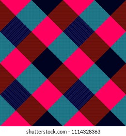 Tartan seamless pattern background. 
Trendy tiles  illustration for wallpapers.
