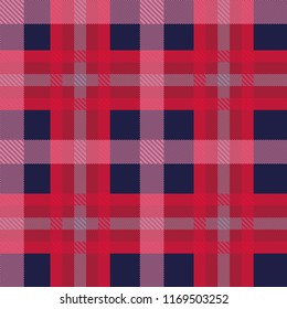 Tartan seamless pattern background, vector illustration