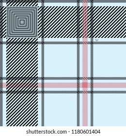 Tartan seamless pattern background, vector illustration