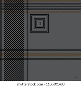 Tartan seamless pattern background, vector illustration
