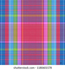 Tartan seamless pattern background, vector illustration