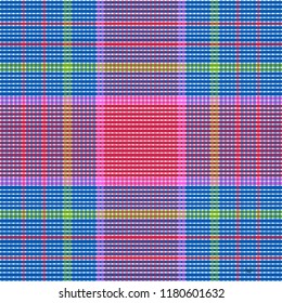 Tartan seamless pattern background, vector illustration