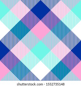 Tartan seamless pattern background, vector illustration