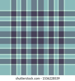 Tartan Seamless Pattern in Blue and Violet. Texture for plaid, tablecloths, clothes, shirts, dresses, paper, bedding, blankets, quilts and other textile products. Vector illustration EPS 10