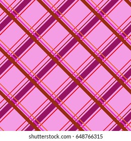 Tartan seamless pattern. Cage endless background. Square, rhombus repeating texture. Trendy backdrop for textiles. Vector illustration