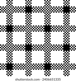 Tartan seamless pattern. Checkered background. Vector illustration. Texture for print, textile, fabric.