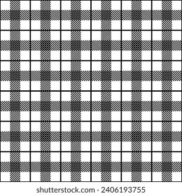 Patrón sin fisuras de Tartán. Fondo de manteles de picnic a cuadros. Ilustración vectorial. Textura para impresión, textil, tela.