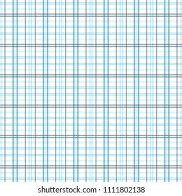 Tartan seamless pattern. Checkered texture plaid pattern. Design geometric stripes for background image or clothing fabric prints, home textile, wallpaper, wrapping etc. Vector illustration.