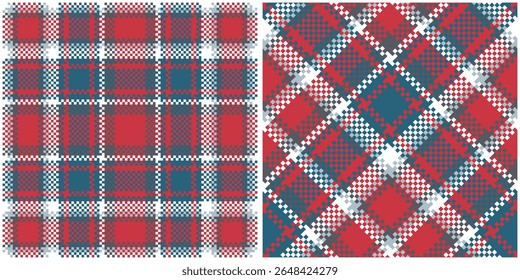 Padrão sem emenda Tartan. Tartan Tradicional tecido escocês clássico xadrez. Camisa Lumberjack Flannel Têxtil. Amostra De Bloco Padrão Incluída.