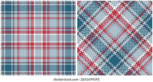 Padrão sem emenda Tartan. Tartan Clássico sem emenda Tartan ilustração vetor conjunto para cachecol, cobertor, outro moderno primavera verão outono inverno tecido de férias impressão.