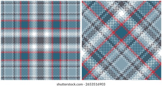 Padrão sem emenda Tartan. Tartan xadrez clássico para impressão de camisa, roupas, vestidos, toalhas de mesa, cobertores, cama, papel, colcha, tecido e outros produtos têxteis.