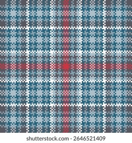 Padrão sem emenda Tartan. Clássico Escocês Tartan Design. Tecido Escocês Tradicional. Camisa Lumberjack Flannel Têxtil. Amostra De Bloco Padrão Incluída.