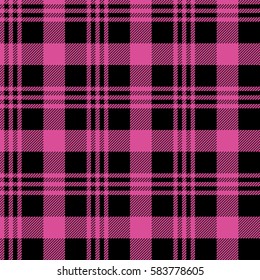 Tartan seamless pattern. Colored vector background