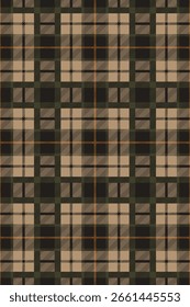 Tartán patrón sin fisuras rayas diagonales classic.Plaid Scottish celosía cruz línea de color cálido.Geométrica a cuadros trama de urdimbre Ilustración vectorial tradicional. Para la tela, ropa, faldas, manta, decorar.