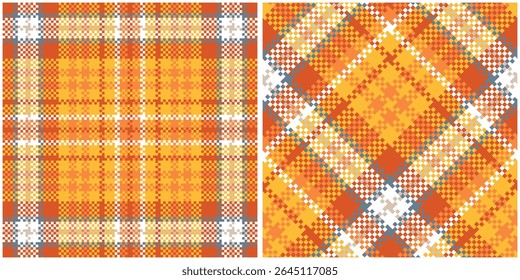 Padrão sem emenda Tartan. Modelo de padrões Gingham para design de ornamento. Textura de malha perfeita.