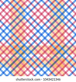 Tartan seamless pattern. Plaid texture vector.