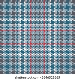 Padrão sem emenda Tartan. Tartan Plaid Vetor Padrão Sem Costura. Tecido Escocês Tradicional. Camisa Lumberjack Flannel Têxtil. Amostra De Bloco Padrão Incluída.