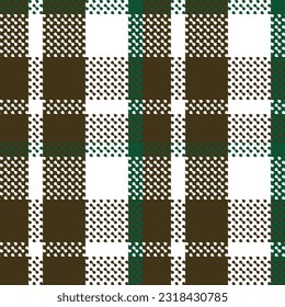 Tartan Seamless Pattern. Scottish Plaid, Template for Design Ornament. Seamless Fabric Texture.