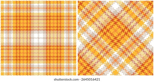 Padrão sem emenda Tartan. Tartan padrão escocês tradicional tecido escocês. Camisa Lumberjack Flannel Têxtil. Amostra De Bloco Padrão Incluída.