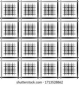 Tartan seamless pattern, scottish white and black traditional fabric vector background. Suitable for children, decoration paper, home, design, concept, clothing, handicraft scrap booking.
