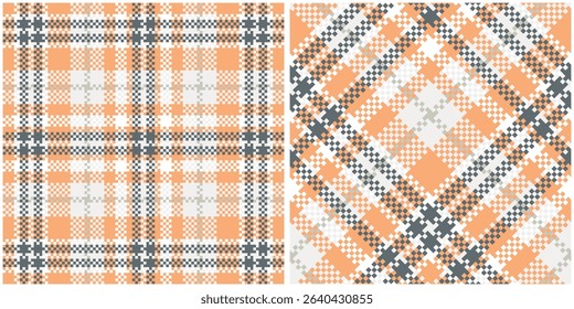 Tartan Seamless Pattern. Sweet Checker Pattern Template for Design Ornament. Seamless Fabric Texture.