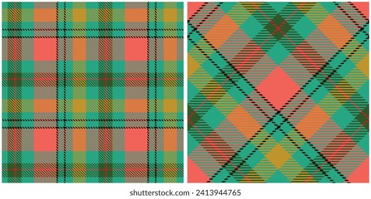 Tartan Seamless Pattern. Sweet Pastel Plaids Pattern for Scarf, Dress, Skirt, Other Modern Spring Autumn Winter Fashion Textile Design.