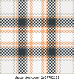 Padrão sem emenda Tartan. Tecido Tecido Escocês Tradicional Plaid Padrão Pastel Doce. Camisa Lumberjack Flannel Têxtil. Amostra De Bloco Padrão Incluída.