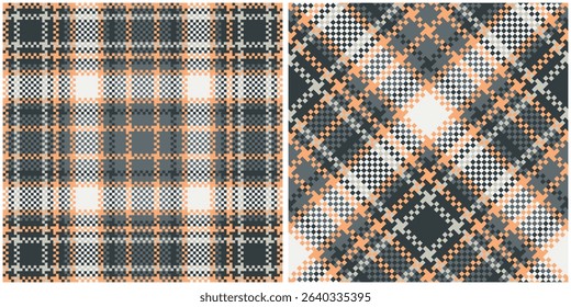 Tartan Seamless Pattern. Sweet Pastel Plaids Pattern for Scarf, Dress, Skirt, Other Modern Spring Autumn Winter Fashion Textile Design.