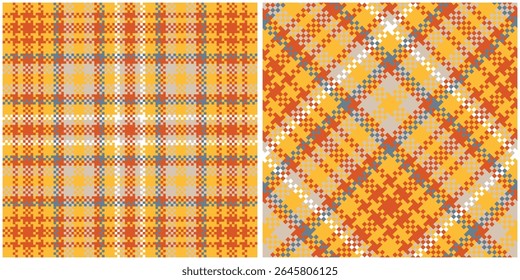 Tartan Seamless Pattern. Sweet Pastel Plaid Patterns for Scarf, Dress, Skirt, Other Modern Spring Autumn Winter Fashion Textile Design.