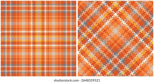 Padrão sem emenda Tartan. Tecido Tecido Escocês Tradicional De Xadrez De Pastel Doce. Camisa Lumberjack Flannel Têxtil. Amostra De Bloco Padrão Incluída.