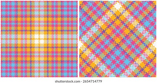 Tartan Seamless Pattern. Traditional Scottish Checkered Background. Flannel Shirt Tartan Patterns. Trendy Tiles for Wallpapers.